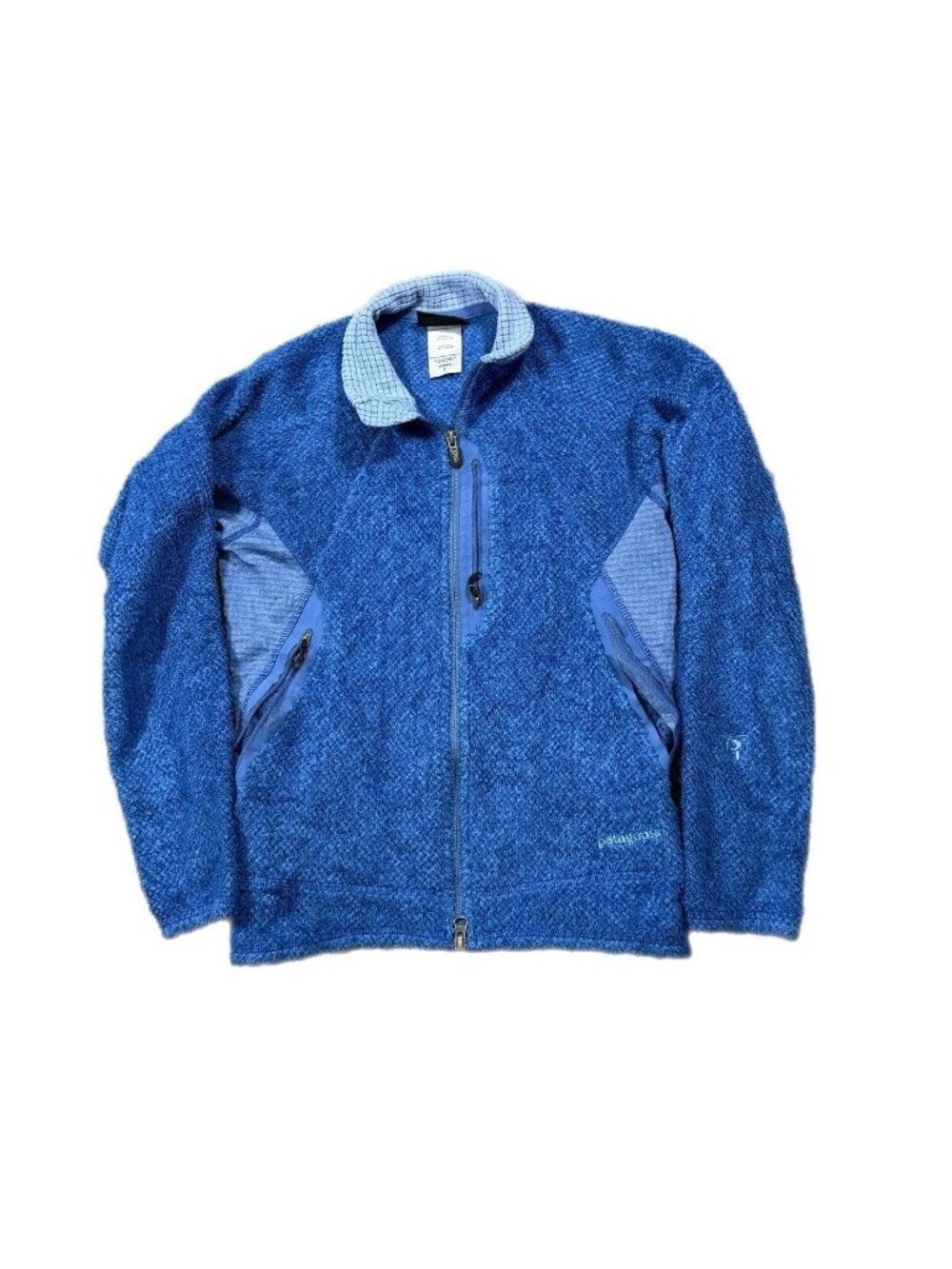 Patagonia Regulator R2 Sea Blue Fleece Full Zip Polartec Jacket Women's S Hike